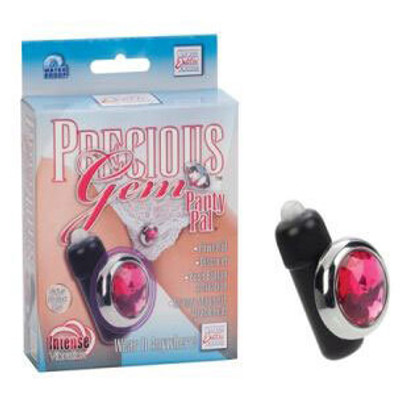Foto 1 do produto Precious Gem Panty Pal - Mini Bullet Vibratório com Ímã para Acoplar na Calcinha | Cor: Rosa