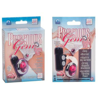 Foto 2 do produto Precious Gem Panty Pal - Mini Bullet Vibratório com Ímã para Acoplar na Calcinha | Cor: Rosa