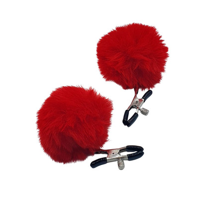 Prendedores para Mamilos Feito em Metal com Ajuste de Pressão e Pompom | Plesuare Dreams