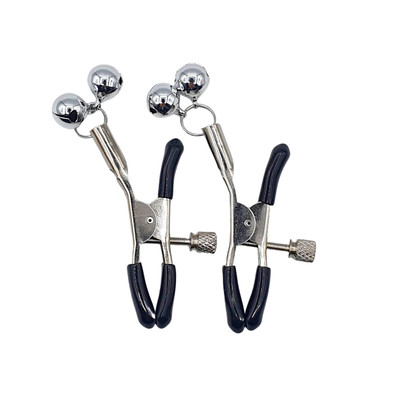 Foto 2 do produto Prendedores para Seios Feito em Metal com Ajuste de Pressão e Guizos - 3R Import | Disponível em 6 Cores