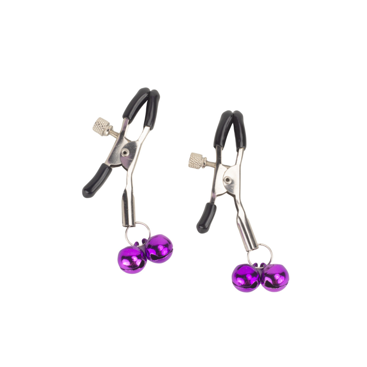 Par de Grampos para Mamilos em Metal com Ajuste de Pressão e Guizos | Disponível em 7 Cores - 6