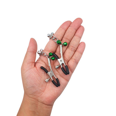Prendedores para Seios Feito em Metal com Guizos em Cores Diversas e Ajuste de Pressão