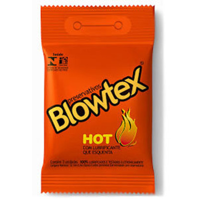 Blowtex Hot - Preservativo com Efeito que Esquenta - 3 Unidades