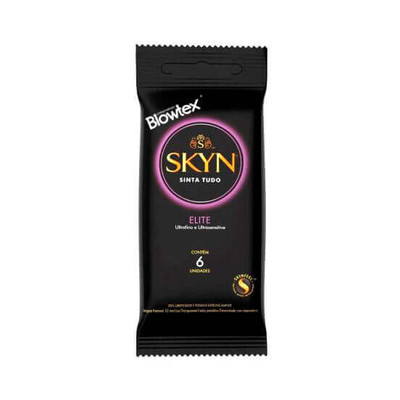 Blowtex Skyn Elite - Preservativo Ultra Fino e Ultra Sensitivo - 6 Unidades