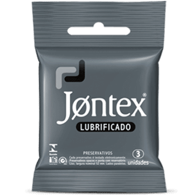 Foto 1 do produto Preservativo Lubrificado - Jontex - 3 Unidades