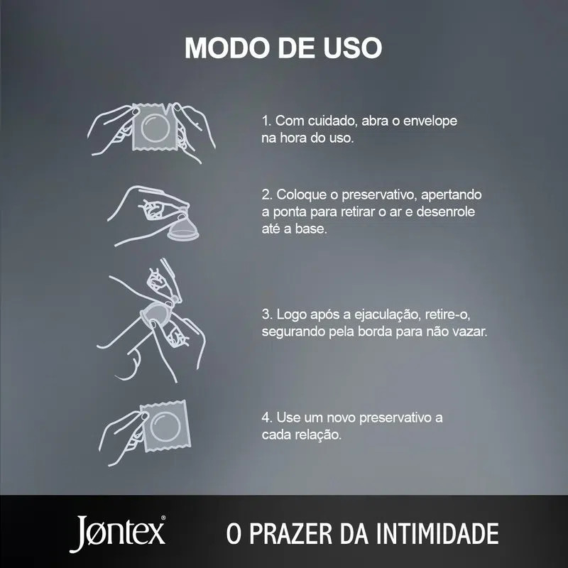 Preservativo Lubrificado Extra Fino que Proporciona a Sensação de Não Estar Usando Nada - Jontex Sensitive | Leve 8 pague 7 - 3