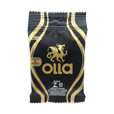Preservativo Lubrificado - Olla - 3 Unidades