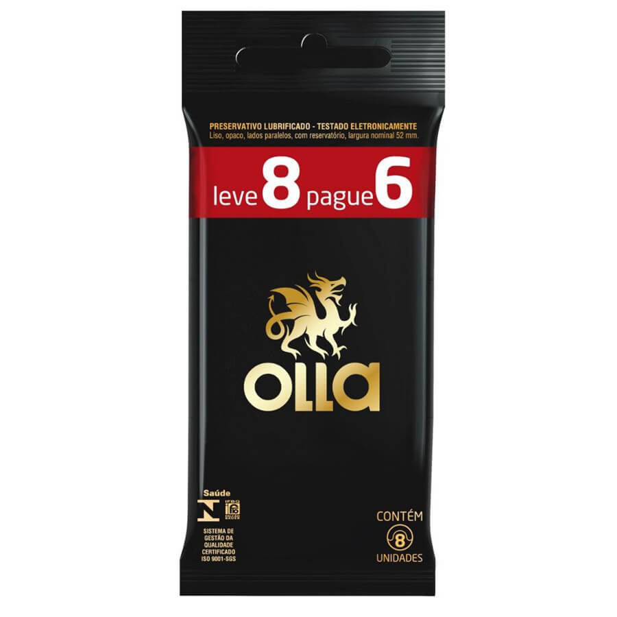 Preservativo Tradicional - Olla Lubrificada | Leve 8 Pague 6 - 2