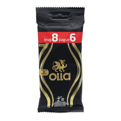 Preservativo Tradicional - Olla Lubrificada | Leve 8 Pague 6