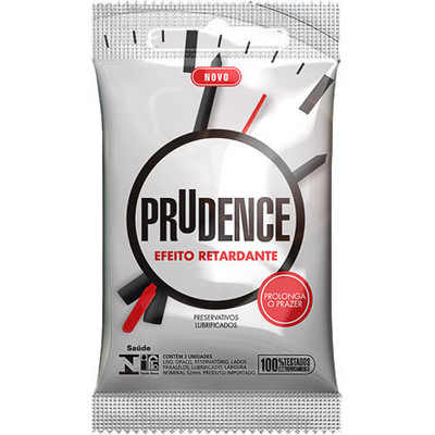 Preservativo com Efeito Retardante - Prudence - 3 Unidades