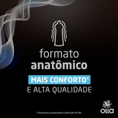 Preservativo Ultra Fino - Olla Máxima Sensação | Leve 6 Pague 4