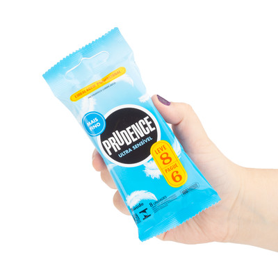 Preservativo Ultra Sensível - Prudence | 8 Unidades