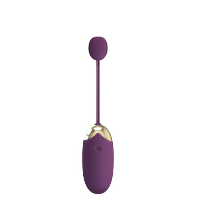 Bullet Recarregável com 12 Modos de Vibração e Controle Remoto por Aplicativo - Pretty Love Abner | 7,3 x 3,3 cm | Disponível em 2 Cores