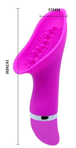 Pretty Love Adam - Vibrador em Soft Touch com Textura Estimuladora, 30 Funções de Vibração e Resistência a Água - 16,3 x 5,5 cm - 4