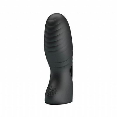 Foto 2 do produto Dedeira Estimuladora de Clítoris em Silicone Macio com Vibração - Pretty Love Alan