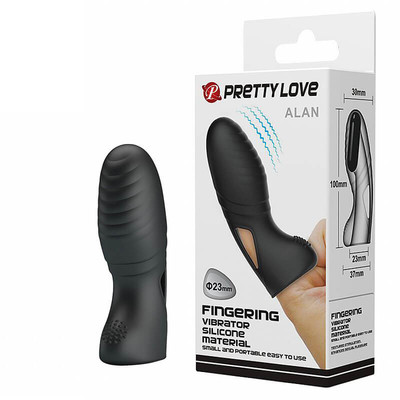 Dedeira Estimuladora de Clítoris em Silicone Macio com Vibração - Pretty Love Alan