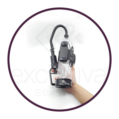 Bomba Peniana com Manopla com Bullet Multivelocidade e Controle Remoto com Fio - Pretty Love Alexander - 24,5 x 7,3 cm