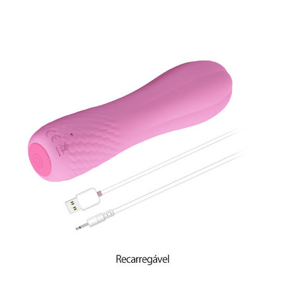 Foto 5 do produto Pretty Love Alice - Vibrador Recarregável com Extremidade Arredondada e 12 Modos de Vibração - 11,7 x 3 cm