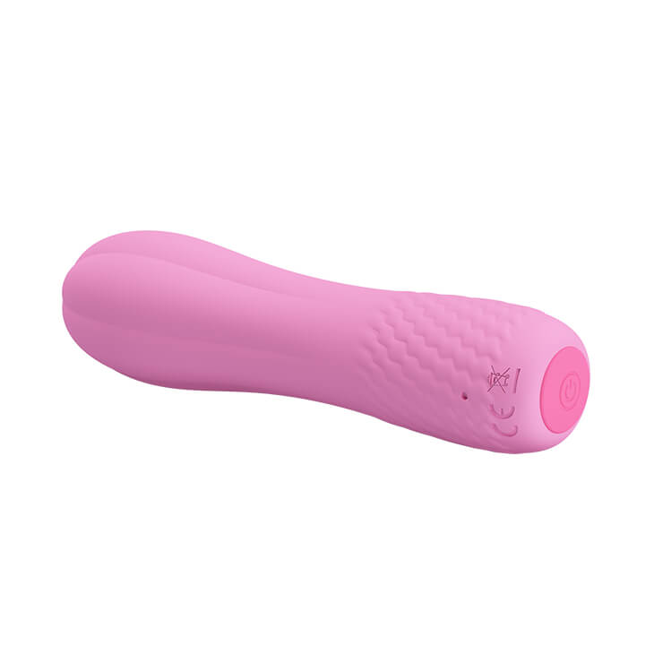 Pretty Love Alice - Vibrador Recarregável com Extremidade Arredondada e 12 Modos de Vibração - 11,7 x 3 cm - 8