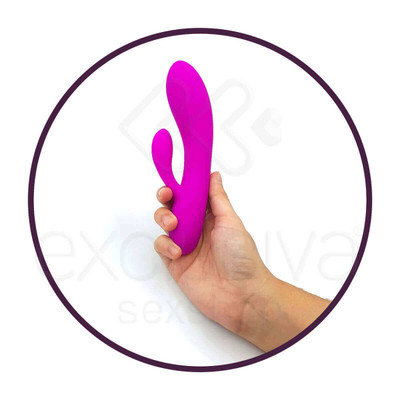 Vibrador Flexível Estimulador de Ponto G e Clitóris Recarregável com 30 Modos de Vibração e Função Memória - Pretty Love Alvin - 11,5 x 3,6 cm