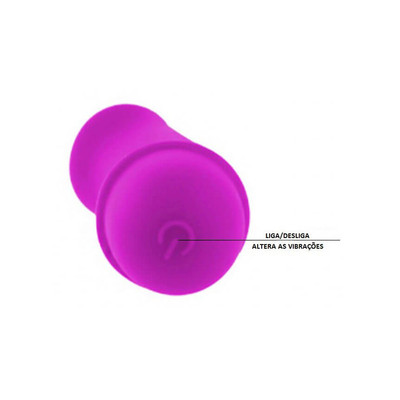 Foto 6 do produto Mini Vibrador Ponto G em Soft Touch com 10 Modos de Vibração e Resistência a Água - Pretty Love Antony | 8,9 x 2,2 cm
