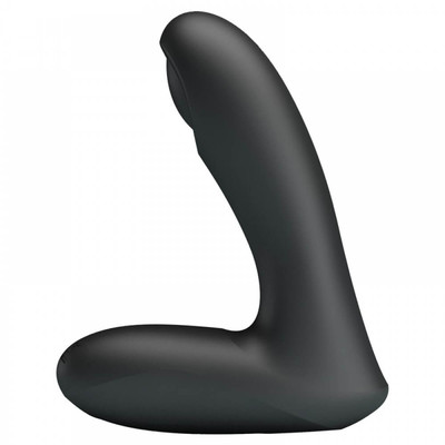 Foto 3 do produto Estimulador de Próstata e Períneo em Silicone com 12 Modos de Pulsação Recarregáveis via Cabo USB - Pretty Love Archenemy | 8,8 x 3,2 cm