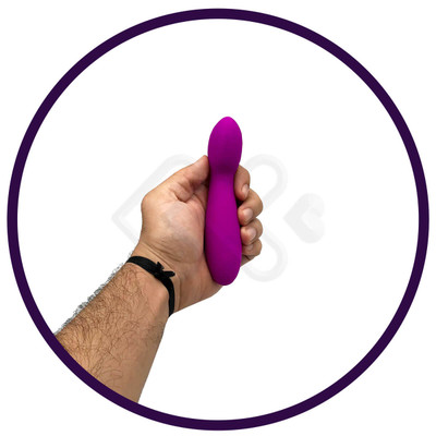 Vibrador Estimulador de Ponto G e Clitóris em Silicone com 30 Modos de Vibração e Carregamento via USB - Pretty Love Arvin | 9 x 3,1 cm