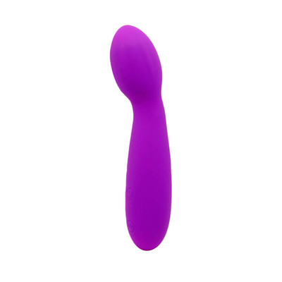 Foto 2 do produto Vibrador Estimulador de Ponto G e Clitóris em Silicone com 30 Modos de Vibração e Carregamento via USB - Pretty Love Arvin | 9 x 3,1 cm