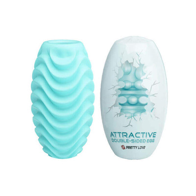 Foto 1 do produto Pretty Love Attractive - Masturbador Masculino em Formato de "Egg" com Textura Dupla - 8,4 x 4,6 cm