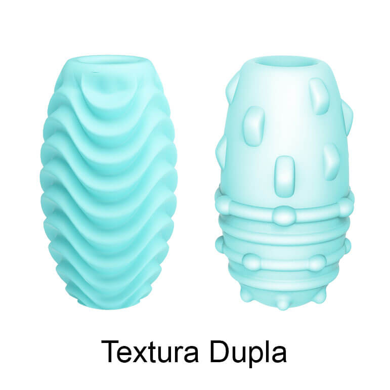 Pretty Love Attractive - Masturbador Masculino em Formato de "Egg" com Textura Dupla - 8,4 x 4,6 cm - 6