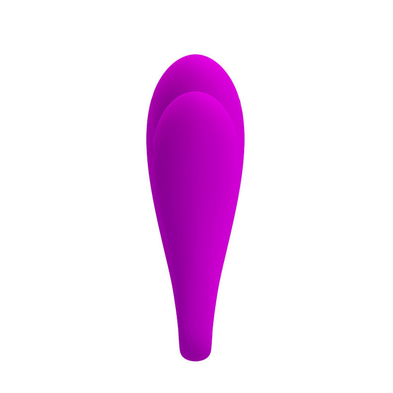 Vibrador para Casal Recarregável com 12 Modos de Vibração, Aplicativo e Resistente à Água - Pretty Love August | Cor: Roxo - 2