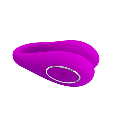 Foto 5 do produto Vibrador para Casal Recarregável com 12 Modos de Vibração, Aplicativo e Resistente à Água - Pretty Love August | Disponível em 2 Cores