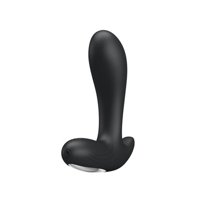 Foto 3 do produto Estimulador de Próstata e Períneo em Silicone Soft Touch com 30 Modos de Vibração - Pretty Love Backie - 10 x 3 cm | Cor: Preto