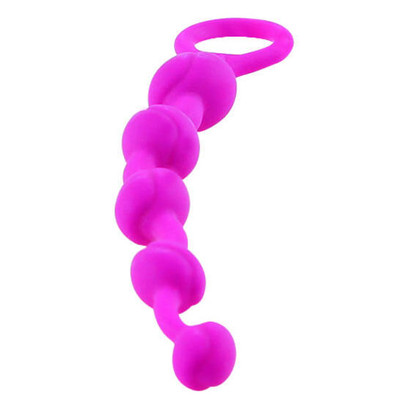 Foto 3 do produto Pretty Love Beeds II - Cordão com 5 Bolas Tailandesas Graduais em Silicone