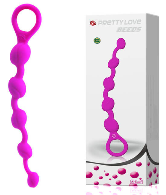 Pretty Love Beeds II - Cordão com 5 Bolas Tailandesas Graduais em Silicone - 1