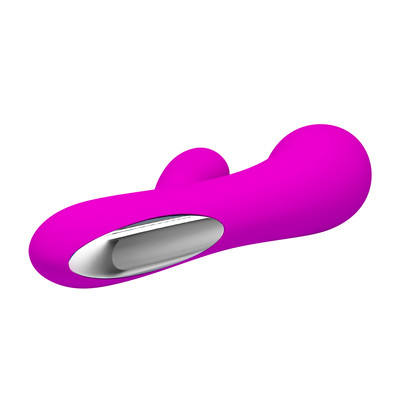 Foto 5 do produto Vibrador Estimulador de Clítoris e Ponto G em Silicone com 30 Modos de Vibração e Recarregável - Pretty Love Berger | 6,5 x 3,8 cm