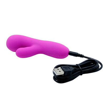 Foto 6 do produto Vibrador Estimulador de Clítoris e Ponto G em Silicone com 30 Modos de Vibração e Recarregável - Pretty Love Berger | 6,5 x 3,8 cm