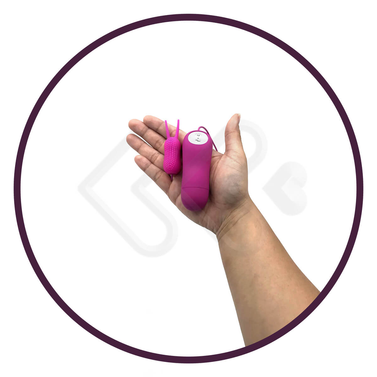 Mini Cápsula Estimuladora de Clítoris com 12 Modos de Vibração e Controle com Fio - Pretty Love Blair | 6,2 x 1,8 cm - 4