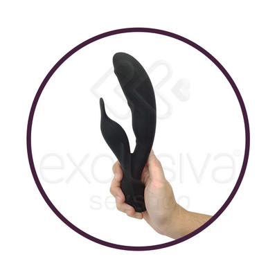 Foto 6 do produto Vibrador Estimulador de Ponto G e Clítoris Recarregável em Silicone com 30 Modos de Vibração - Pretty Love Bliss | 12,4 x 3,6 cm | Disponível em 2 Cores