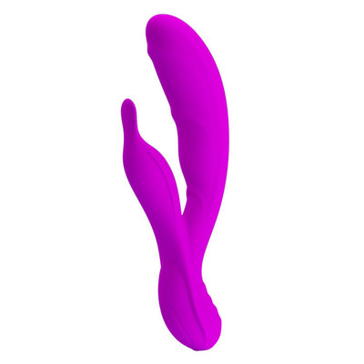 Foto 8 do produto Vibrador Estimulador de Ponto G e Clítoris Recarregável em Silicone com 30 Modos de Vibração - Pretty Love Bliss | 12,4 x 3,6 cm | Disponível em 2 Cores