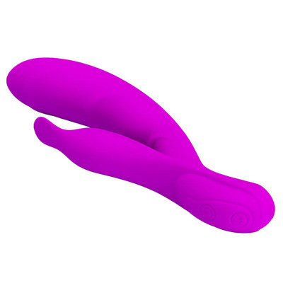 Foto 10 do produto Vibrador Estimulador de Ponto G e Clítoris Recarregável em Silicone com 30 Modos de Vibração - Pretty Love Bliss | 12,4 x 3,6 cm | Disponível em 2 Cores