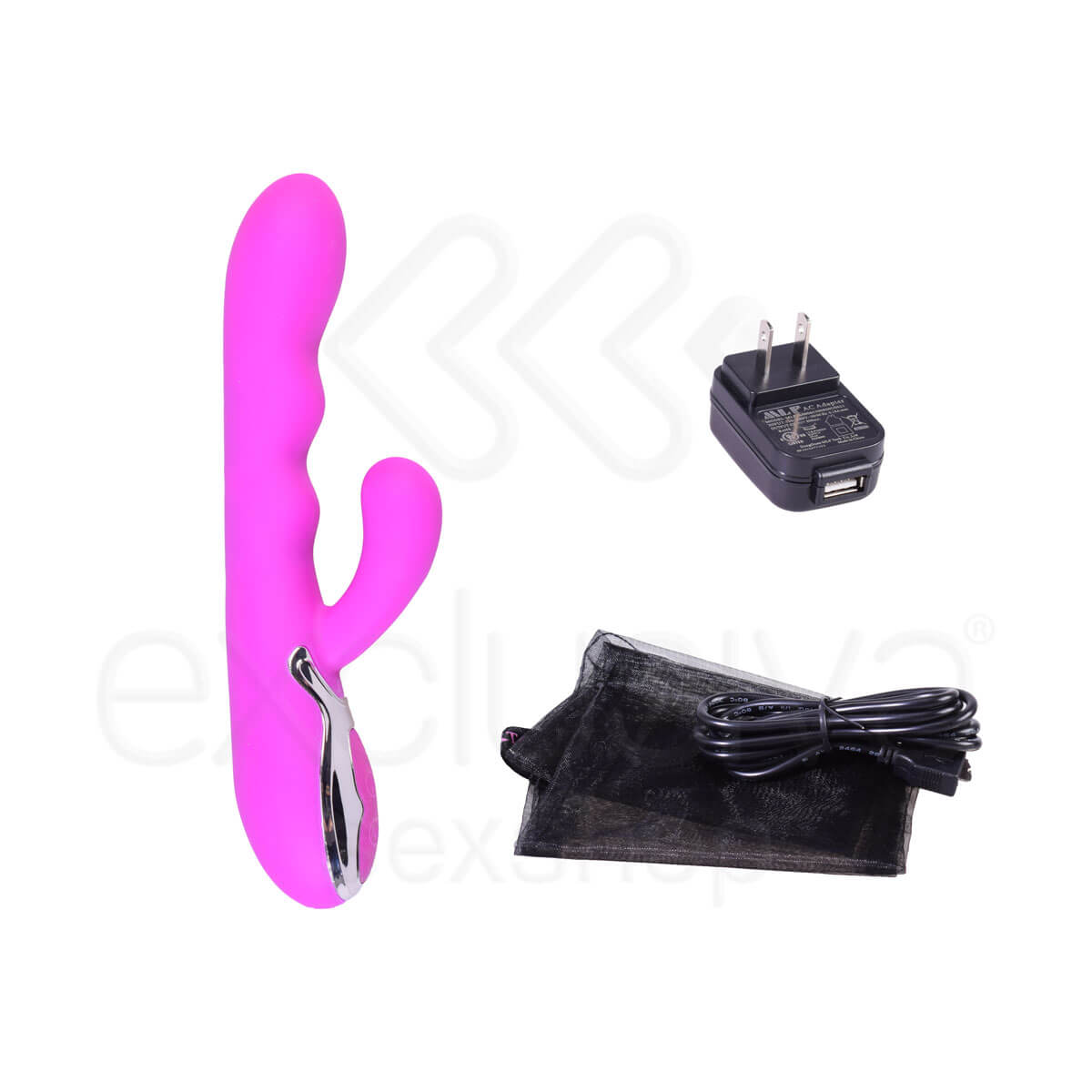 Pretty Love Body Shock - Vibrador Estimulador de Ponto G e Clítoris Recarregável com 10 Modos de Vibração - 22 x 3,5 cm - 3