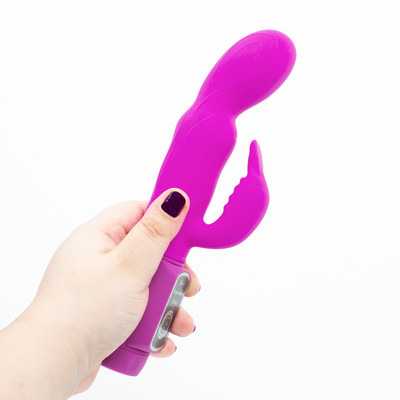 Vibrador Estimulador de Ponto G e Clítoris com Vibração Multivelocidade Sensorial - Pretty Love Body Touch I | 11,9 x 3,7 cm