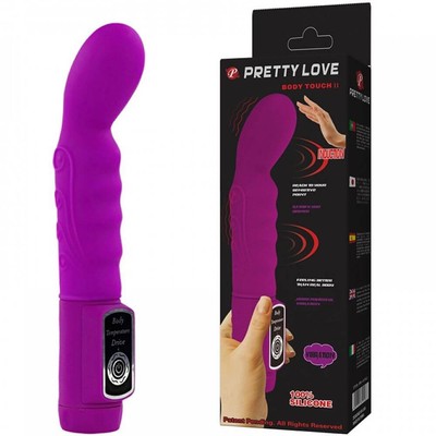 Vibrador de Ponto G em Silicone com Vibração Multivelocidade Sensorial - Pretty Love Body Touch II | 14,5 x 3,7 cm