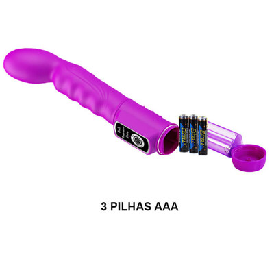 Foto 4 do produto Vibrador de Ponto G em Silicone com Vibração Multivelocidade Sensorial - Pretty Love Body Touch II | 14,5 x 3,7 cm
