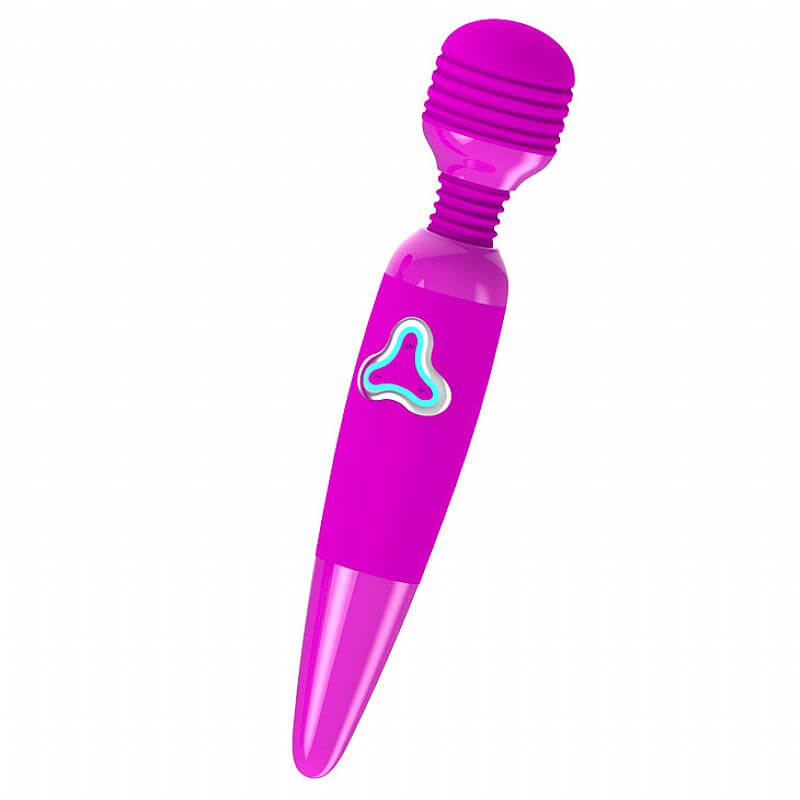 Massageador Recarregável em Silicone com 7 Modos de Vibração e Controle de Intensidade - Pretty Love Body Wand | 25 x 4,4 cm | Disponível em 3 Cores - 2