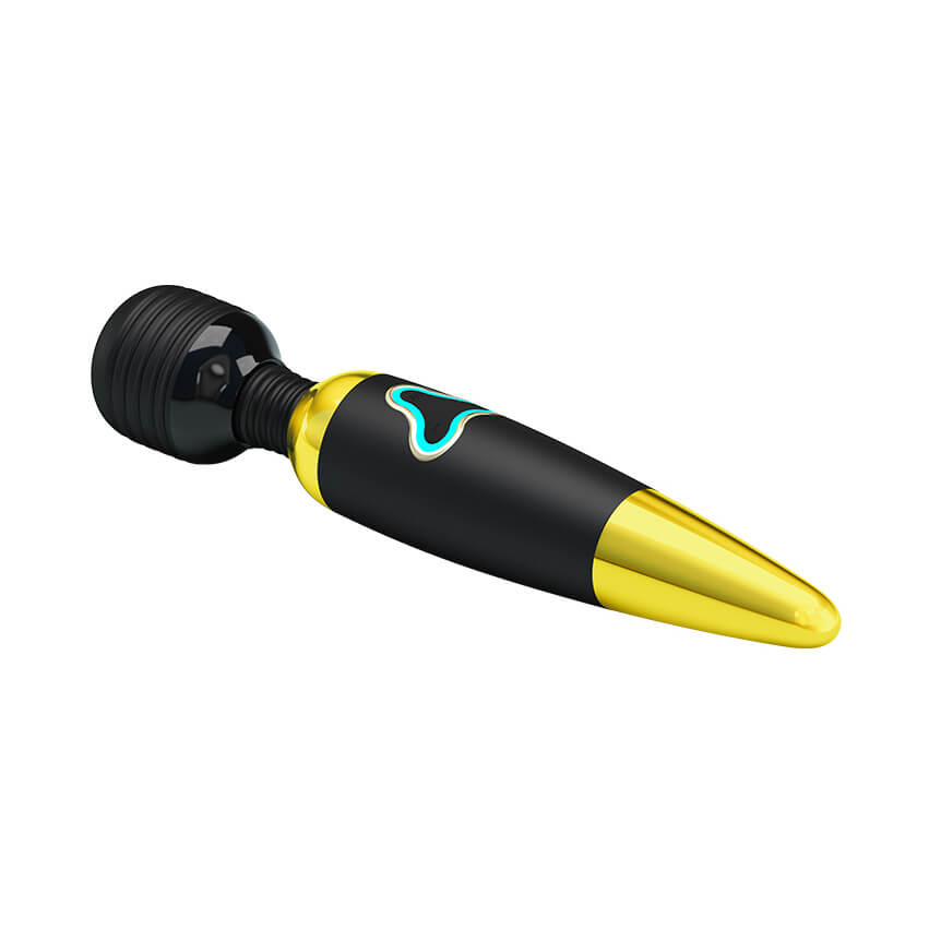 Massageador Recarregável em Silicone com 7 Modos de Vibração e Controle de Intensidade - Pretty Love Body Wand | 25 x 4,4 cm | Disponível em 3 Cores - 8