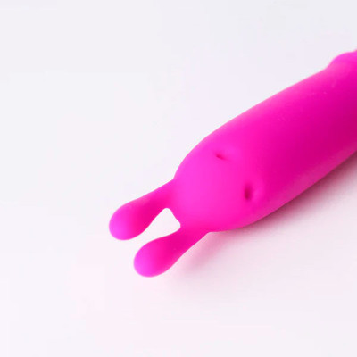 Vibrador Estimulador de Clítoris em Silicone com Forma de Coelho e 10 Modos de Vibração - Pretty Love Boyce | 13 x 2,5 cm