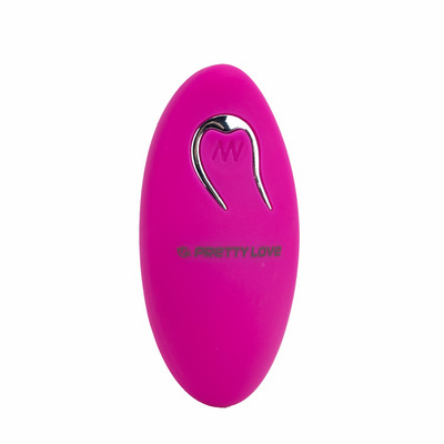 Foto 3 do produto Cápsula Vibratória em ABS com 12 Funções de Vibração e Controle Remoto Sem Fio - Pretty Love Bradley | 6 x 2,5 cm