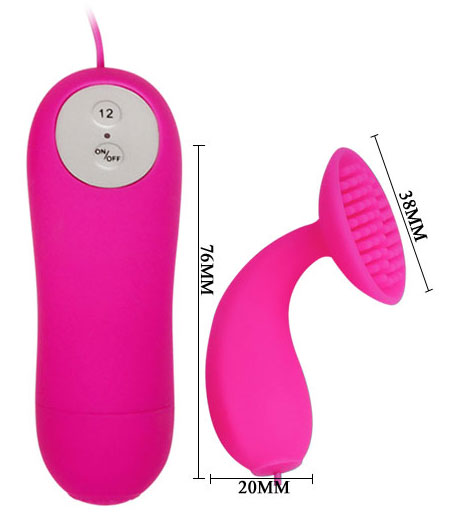 Pretty Love Brady - Vibrador Estimulador de Clítoris em Soft Touch com 12 Funções de Vibração e Resistência a Água - 7,5 x 3,8 cm - 4
